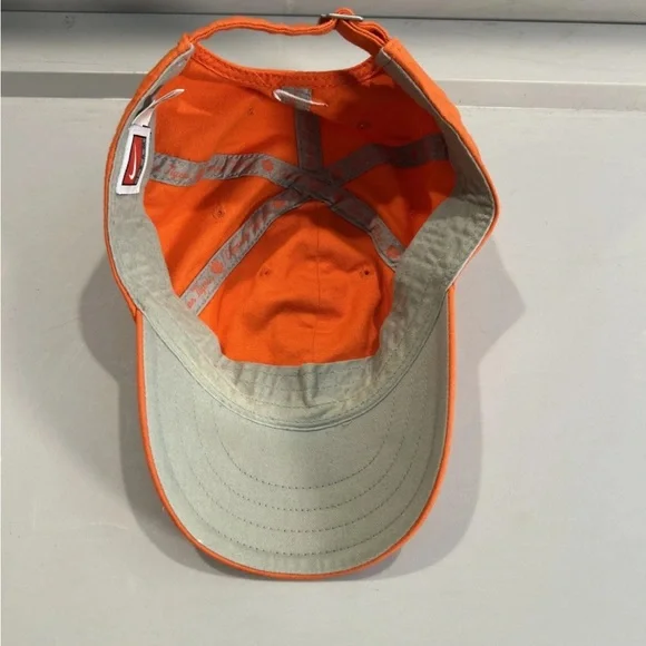 Team Nike Clemson Tigers Embroidered Adjustable Orange Hat Cap OSFM Y2K NCAA - Picture 6 of 7